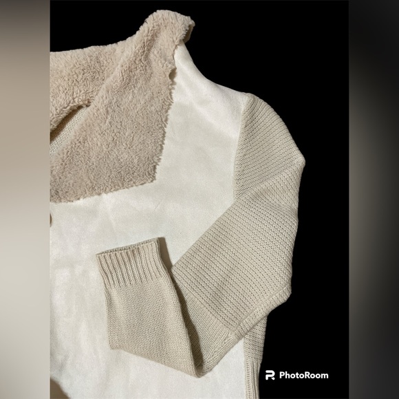 cut25 by Yigal Azrouel Shawl Cardigan.        Faux Fur - Picture 4 of 10